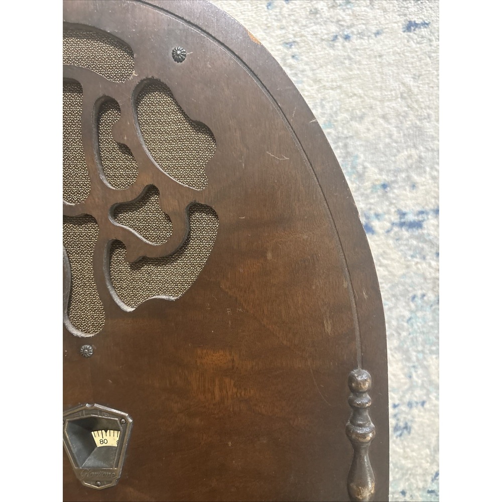 Gloritone Model 26-P 1931 Cathedral Face Looks Complete But Not Working - Picture 7 of 16
